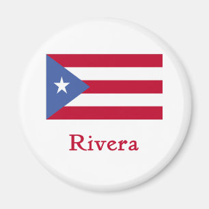 Rivera-Puertorikaner-Flagge Magnet