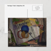 Rivera’s El Rastro Postkarte (Vorne/Hinten)