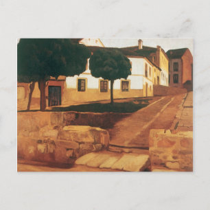 Rivera’s „Straße in Avila“-Postkarte Postkarte