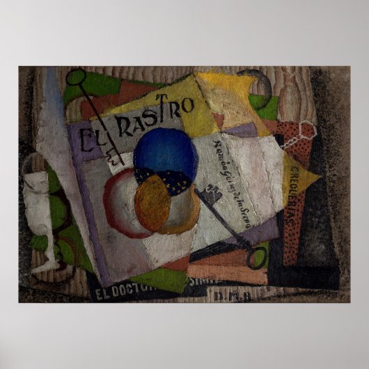 Riveras Kunstposter "El Rastro" Poster (Vorne)