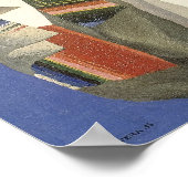 Riveras Kunstposter "Landschaft im zapatistischen Poster (Ecke)