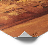 Riveras Kunstposter "Street in Avila" Poster (Ecke)