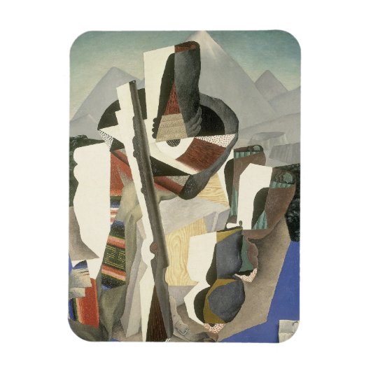 Riveras Magnet "Landschaft im zapatistischen Stil" (Vertikal)