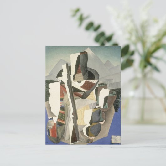 Riveras Postkarte "Landschaft im zapatistischen St (Stehend Vorderseite)