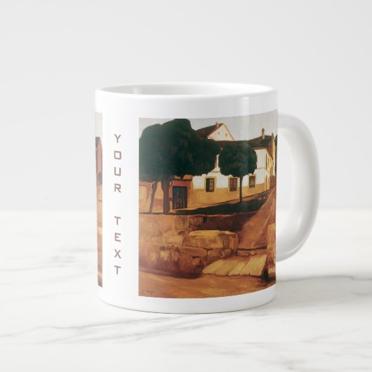 Riveras Tasse "Straße in Avila" (Vorderseite Rechts)
