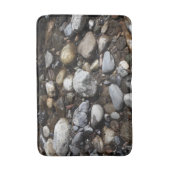 Riverbale Steinchen und Wasser Badematte (Vorderseite Vertikal)
