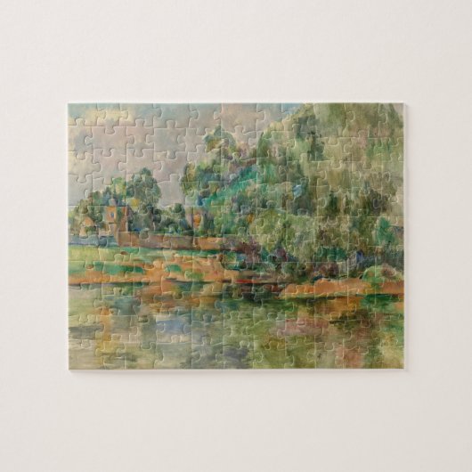 Riverbank von Paul Cezanne Puzzle (Horizontal)