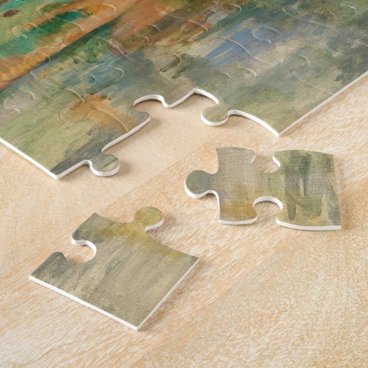 Riverbank von Paul Cezanne Puzzle (Seite)