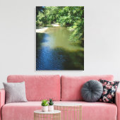 Riverbed Landschaftsfotografie Canvas Print Leinwanddruck (Insitu (Wohnzimmer))