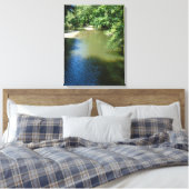Riverbed Landschaftsfotografie Canvas Print Leinwanddruck (Insitu (Schlafzimmer))