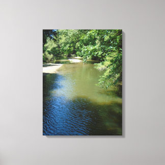 Riverbed Landschaftsfotografie Canvas Print Leinwanddruck
