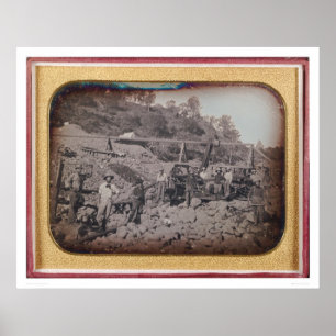 Riverbed Mining Szene.. (40069) Poster