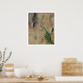 "Riverbend" Hex Map Drucken Poster (Küche)