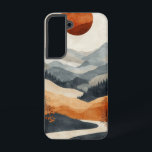 Riverbend Pathway Phone Case Samsung Galaxy Hülle<br><div class="desc">Ein sanft gewundener Fluss führt durch eine warme Landschaft und symbolisiert friedlichen Fortschritt und Introspektion.</div>