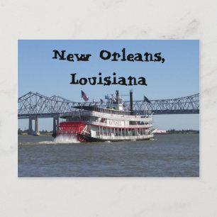 Riverboat in New Orleans Postkarte