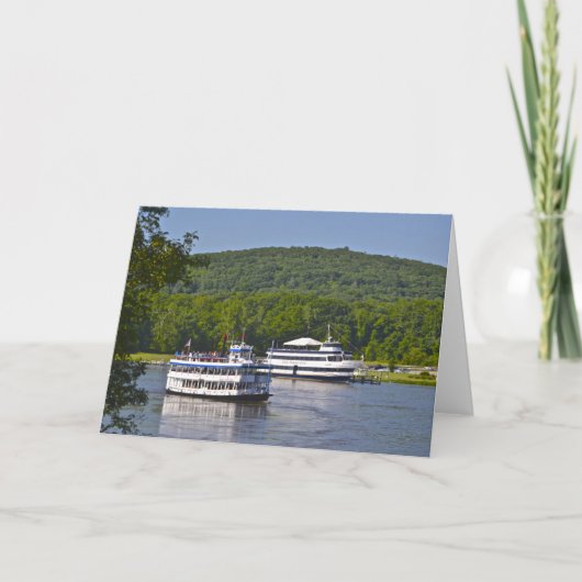 Riverboat Notecard Karte (Vorderseite)