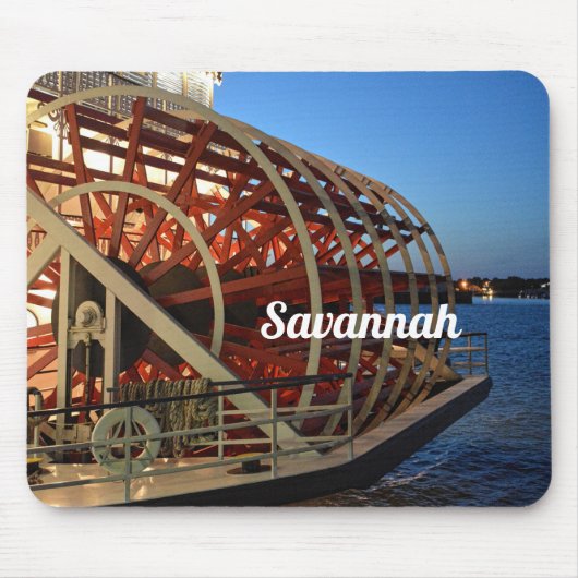 Riverboat Paddle Wheel Savannah Georgia Mousepad (Vorne)