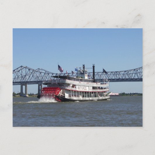 Riverboat Postkarte (Vorderseite)