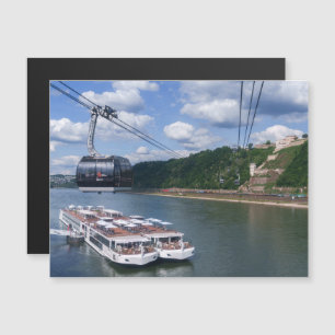 Riverboats am Deutschen Eck mit Fernschloss Magnetkarte