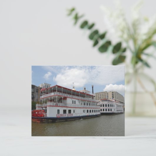 Riverboats Postkarte (Stehend Vorderseite)