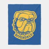 Riverdale Bulldog Head Fleecedecke (Vorderseite)