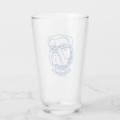 Riverdale Bulldog Head Glas (Rückseite)