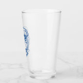 Riverdale Bulldog Head Glas (Links)
