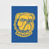 Riverdale Bulldog Head Karte (Vorderseite)
