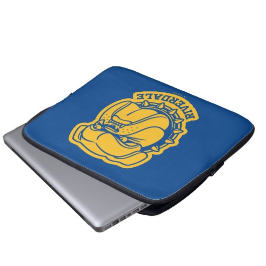 Riverdale Bulldog Head Laptopschutzhülle (Vorne Knopf)
