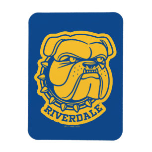 Riverdale Bulldog Head Magnet