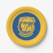 Riverdale Bulldog Head Pappteller (Vorderseite)