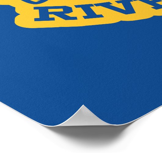 Riverdale Bulldog Head Poster (Ecke)