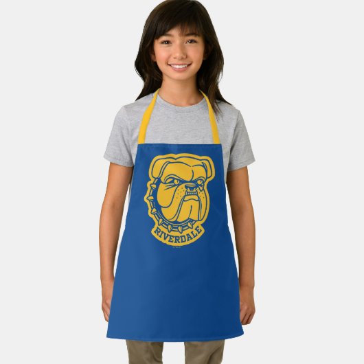 Riverdale Bulldog Head Schürze (Insitu)