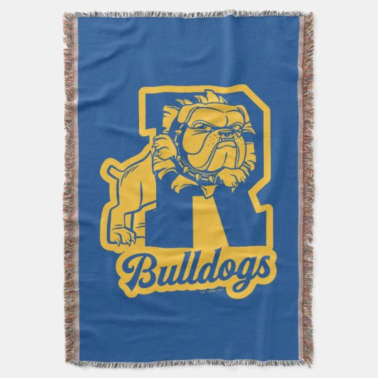 Riverdale Bulldogs Letterman Decke (Vorderseite Vertikal)