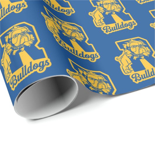 Riverdale Bulldogs Letterman Geschenkpapier (Rolleneckpunkt)