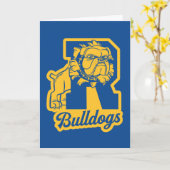 Riverdale Bulldogs Letterman Karte (Gelbe Blume)