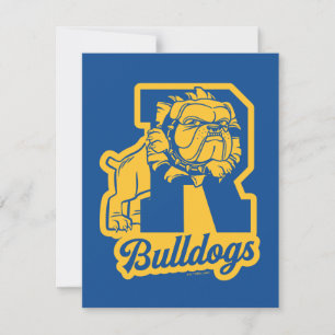 Riverdale Bulldogs Letterman Mitteilungskarte