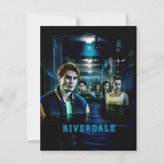 Riverdale Flooding Hallway Poster Mitteilungskarte (Vorderseite)