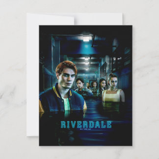 Riverdale Flooding Hallway Poster Mitteilungskarte
