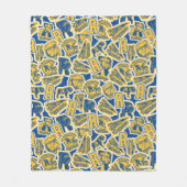 Riverdale Football und Cheer Pattern Fleecedecke (Vorderseite)