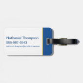 Riverdale Football und Cheer Pattern Gepäckanhänger (Rückseite horizontal)