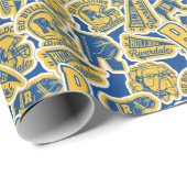 Riverdale Football und Cheer Pattern Geschenkpapier (Rolleneckpunkt)