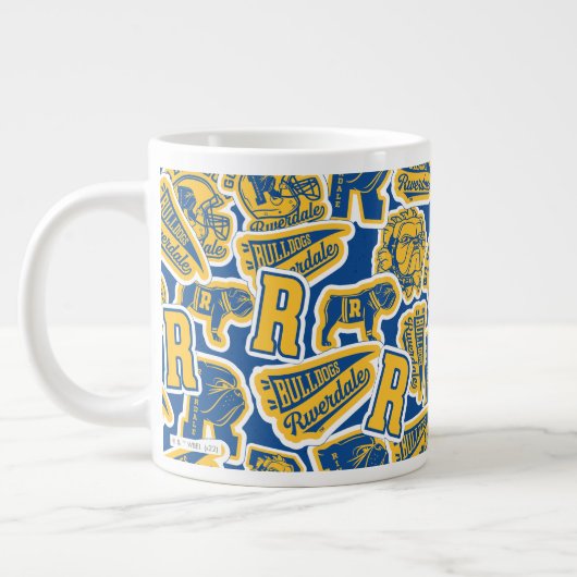 Riverdale Football und Cheer Pattern Jumbo-Tasse (Links)
