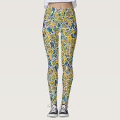 Riverdale Football und Cheer Pattern Leggings (Vorderseite)