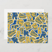 Riverdale Football und Cheer Pattern Postkarte (Vorne/Hinten)