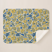 Riverdale Football und Cheer Pattern Sherpadecke (Vorderseite (Horizontal))