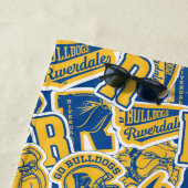 Riverdale Football und Cheer Pattern Strandtuch (Beispiel)