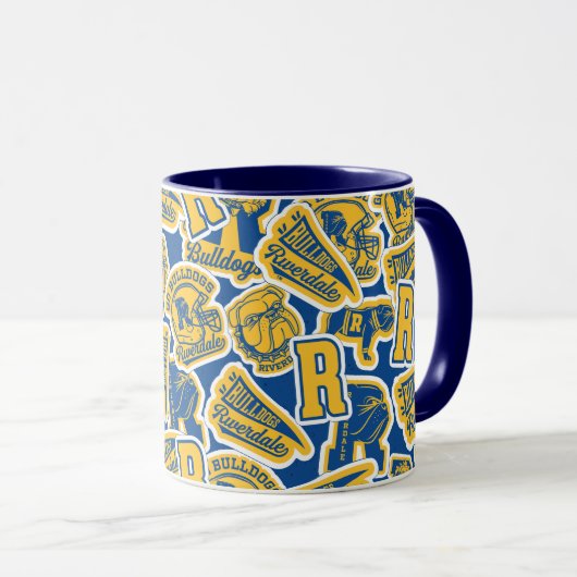 Riverdale Football und Cheer Pattern Tasse (VorderseiteRechts)