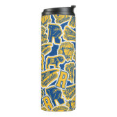 Riverdale Football und Cheer Pattern Thermosbecher (Nach links gedreht)