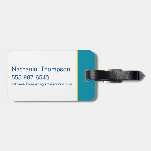 Riverdale High School Siegel Gepäckanhänger (Rückseite horizontal)